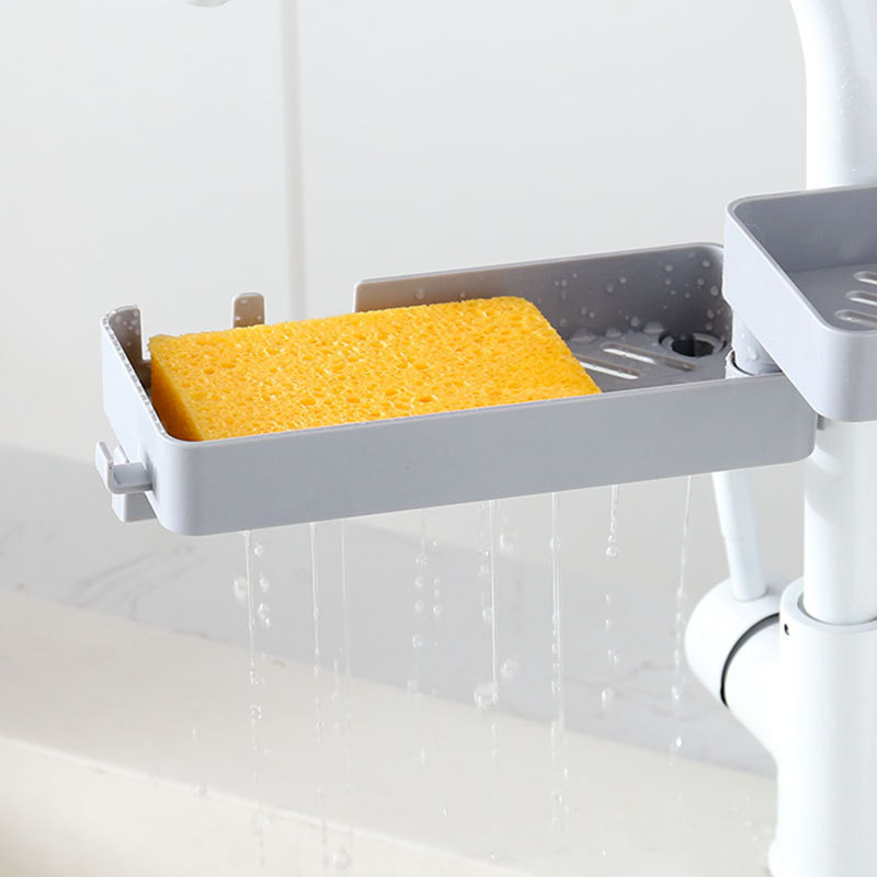 Wholesale ABS Kitchen Faucet Rack/ Sponge Storage Holder