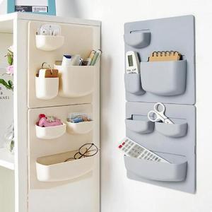 Modern Simple Korean Style Kitchen Plastic Storage Shelf Wall Hanging Rack for Household Accessories OEM ODM Design