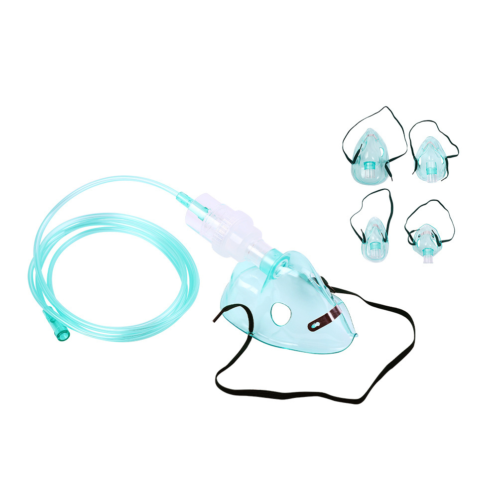 Iso Ce Adult Pediatric Infant Pvc Nebulizer Aerosol Mask With Transparent Tube