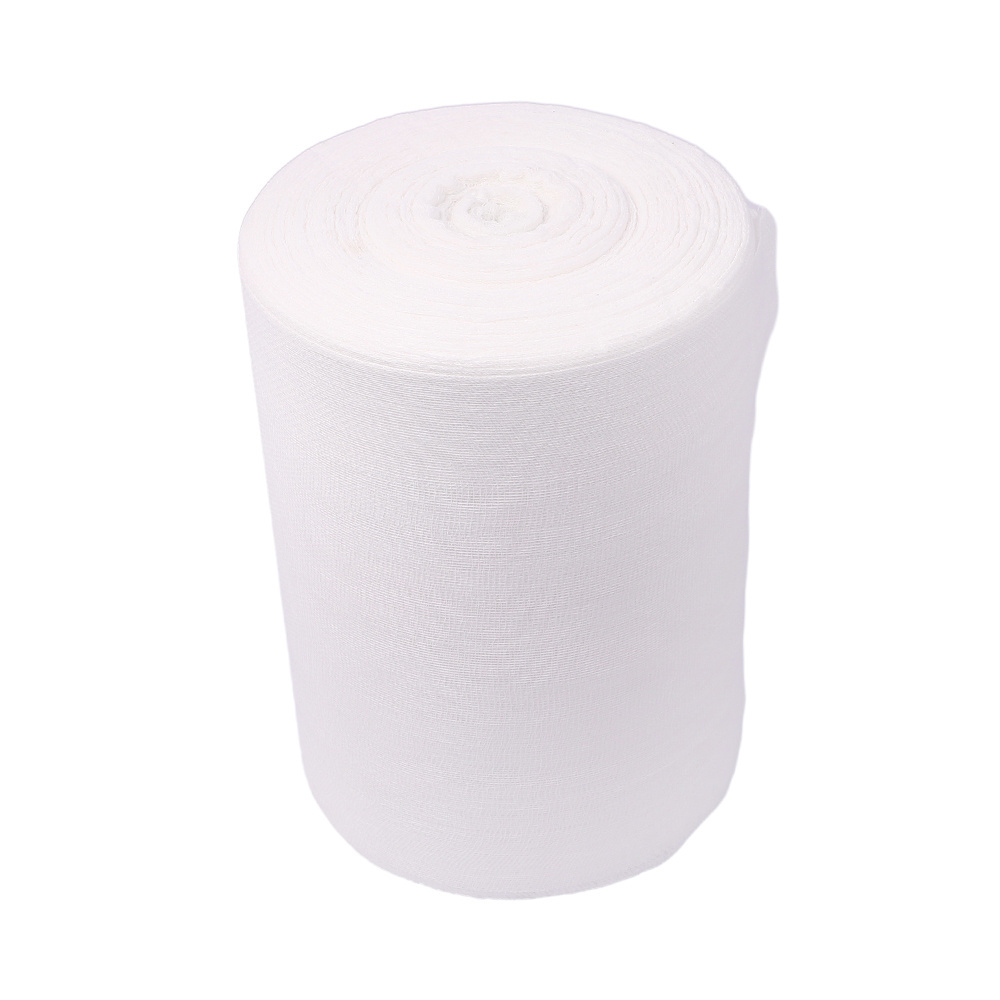 Surgical Sterile Hydrophilic Medical Cotton Absorbent Bandage Jumbo Big Manufacturer Gauze Roll