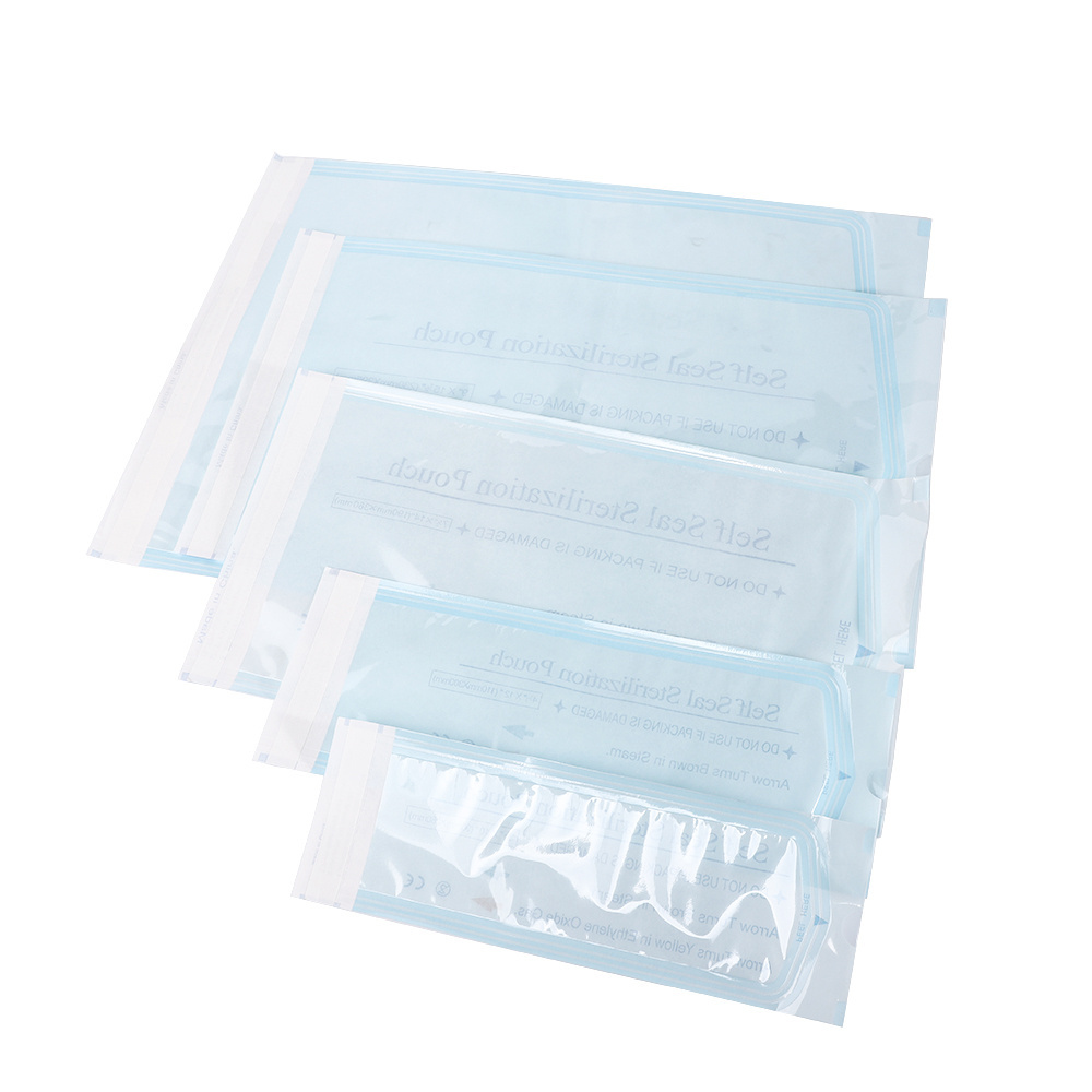 All Kinds Of Size Medical Grade Dry Heat Self-sealing Sterilization Pouch