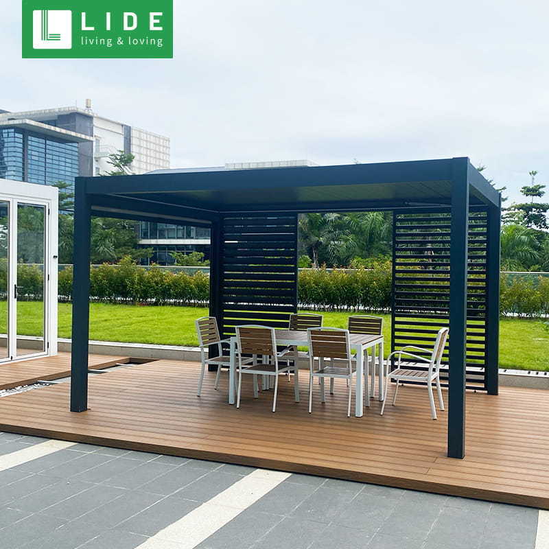 swimming pool electric pergola bioclimatique price gazebo outdoor