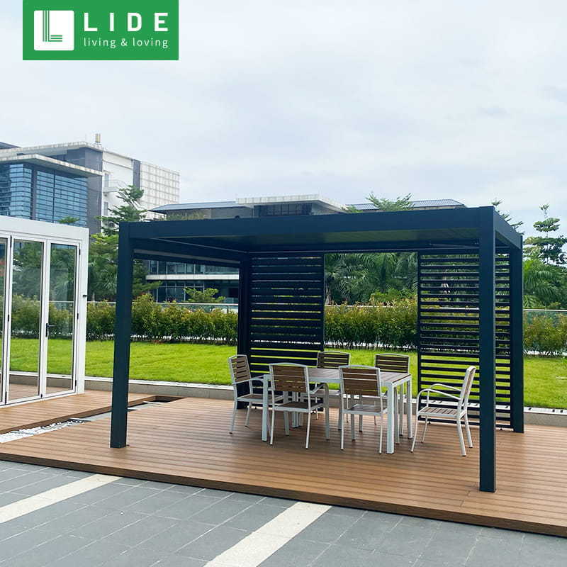 swimming pool electric pergola bioclimatique price gazebo outdoor