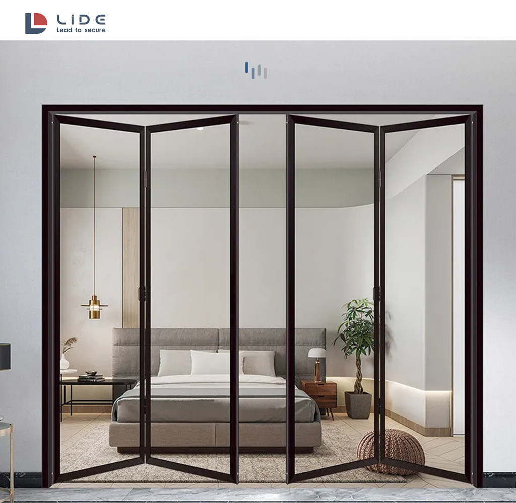 Frameless folding door bi fold doors sliding and folding doors