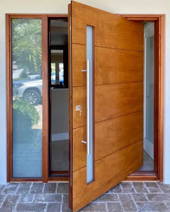 modern solid wood door designs entry main wood exterior door for house pivot wooden security doors