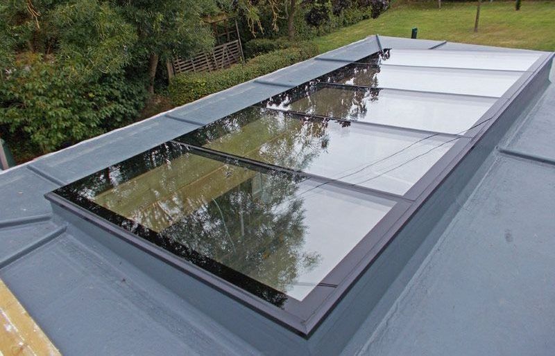 Skylight ceiling windows Aluminum sliding roof windows retractable skylight glass