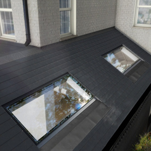 Roof skylight window loft skylight windows Aluminum frame fixed louver windows roof picture windows