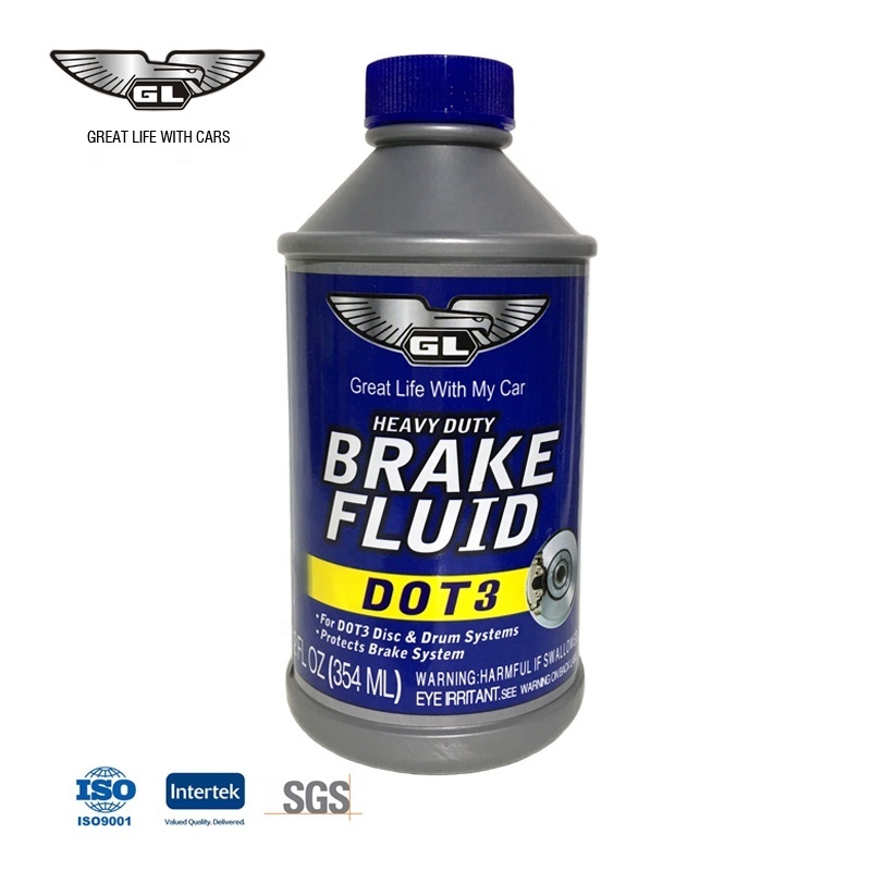 350ML Car Brake Fluid DOT 4 Brake Liquid DOT 3  For Disc Drums