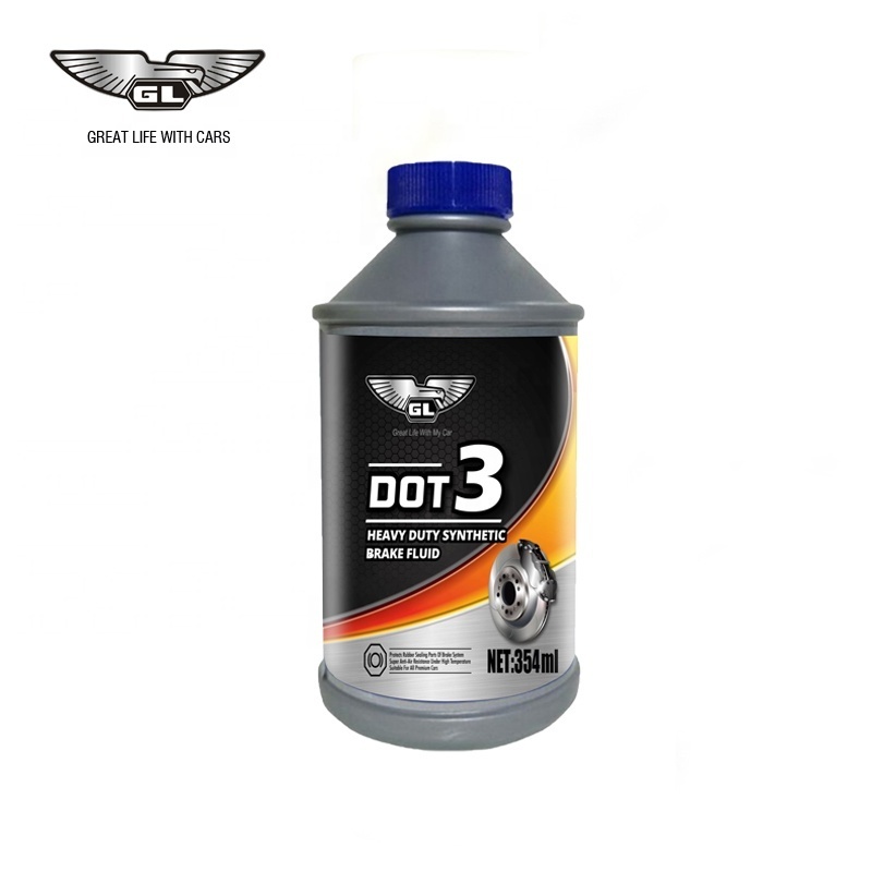 350ML Car Brake Fluid DOT 4 Brake Liquid DOT 3  For Disc Drums