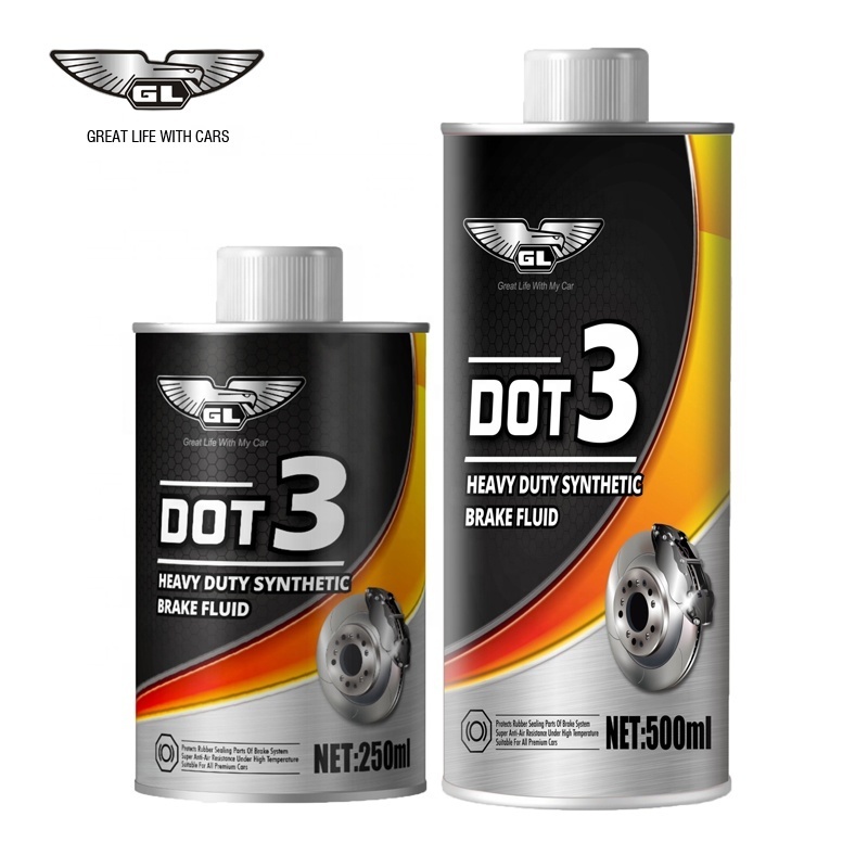 250ml Synthetic Dot3 Brake Fluid Oil