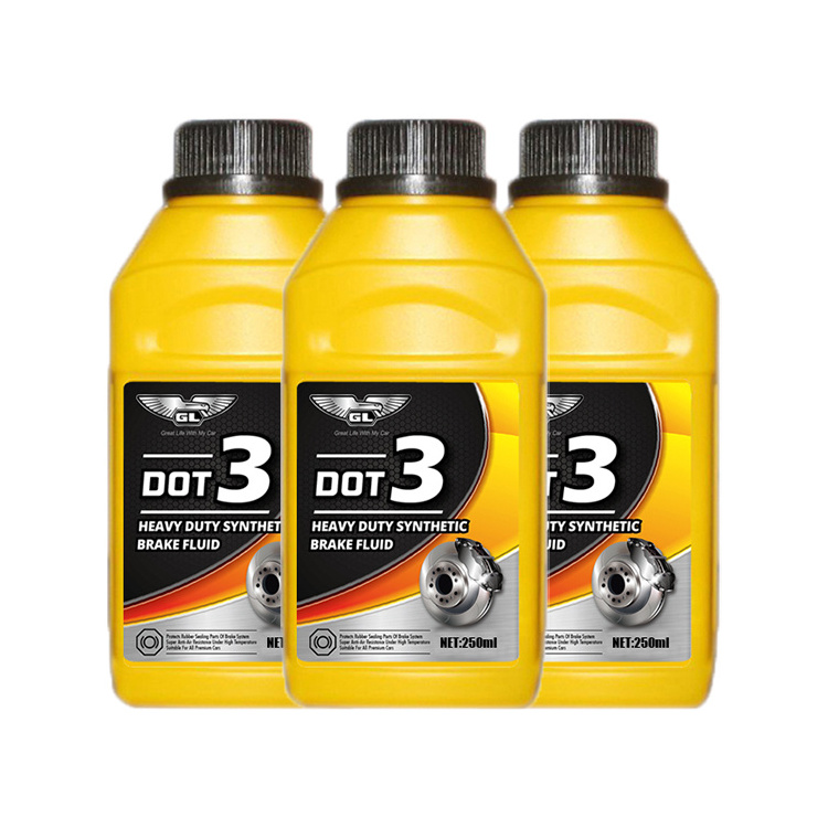 Lubricant Oil Free Sample 500ml Brake Fluid Dot3 With MSDS