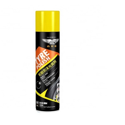 High quality 650ml car polish spray multipurpose tire foam cleaner and tyre foam spray