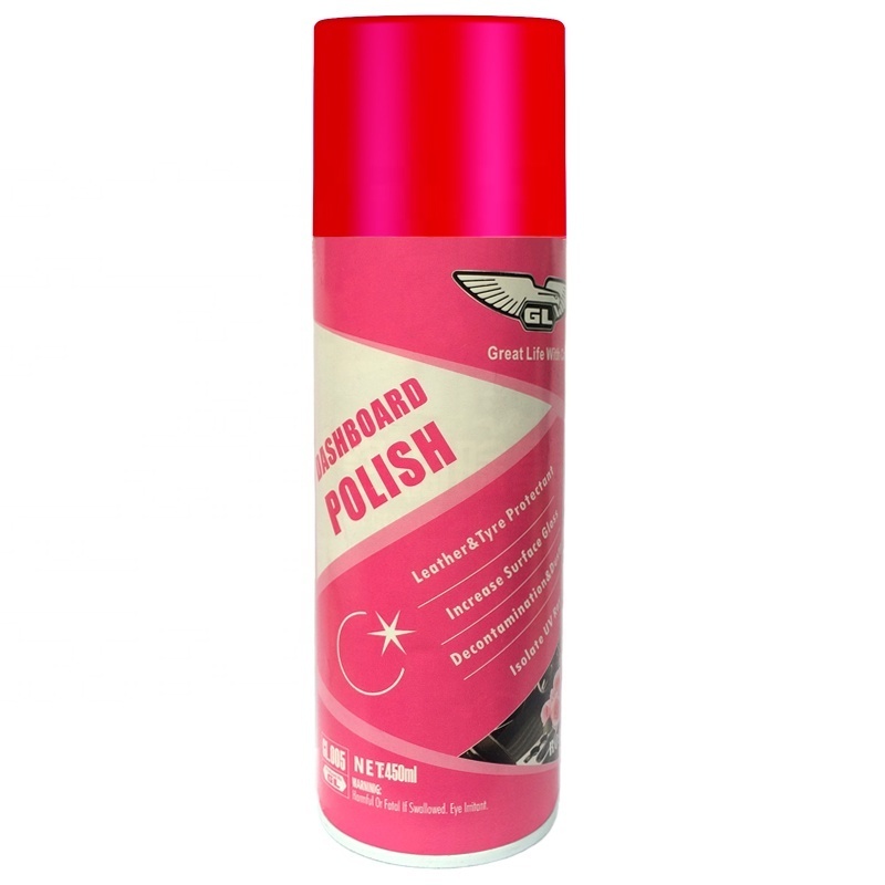 GL car dashboard shine spray/dashboard cleaner