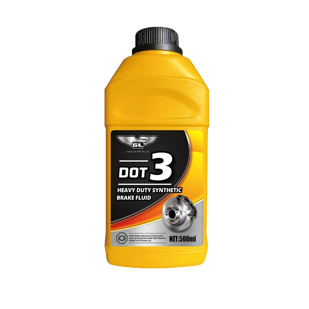 Lubricant Oil Free Sample 500ml Brake Fluid Dot3 With MSDS