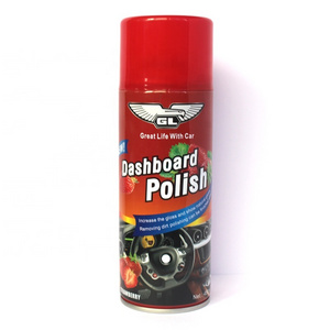 Car Care Product Aerosol Dashboard Polish Spray Wax