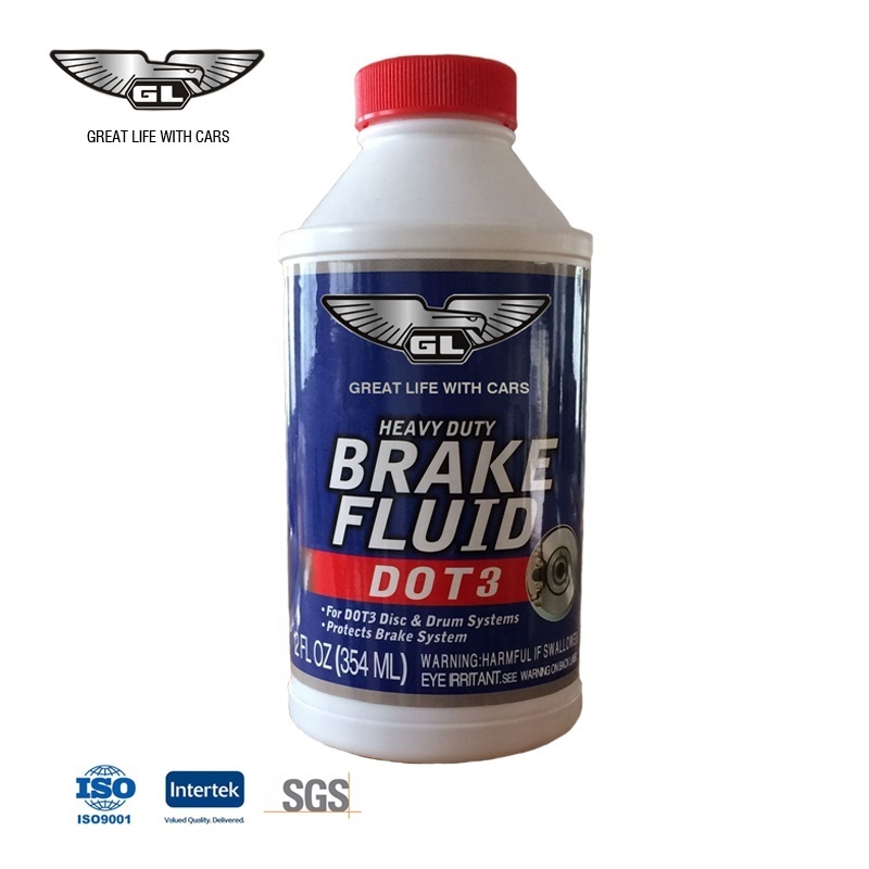 350ML Car Brake Fluid DOT 4 Brake Liquid DOT 3  For Disc Drums