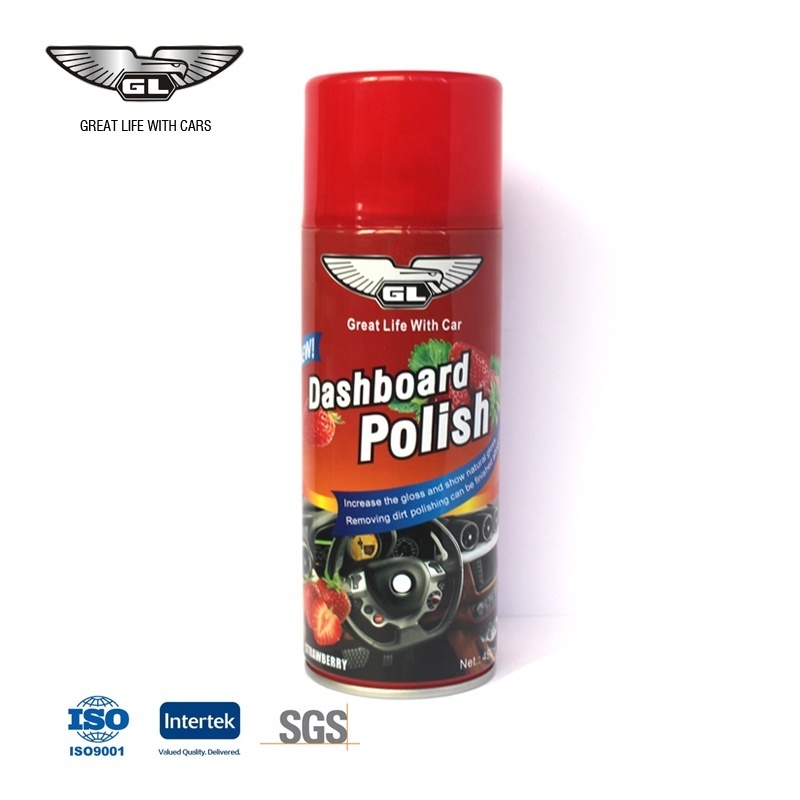 450ml aerosol dashboard polish shine car interior cleaner spray