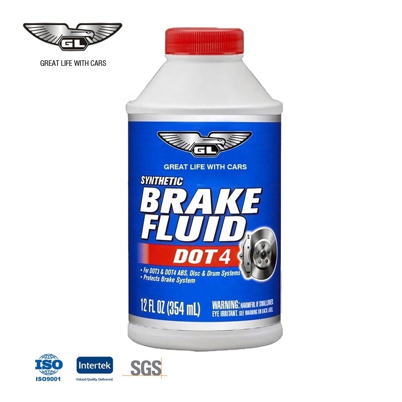 Wholesale Factory Price bulk Brake Fluid 354ml DOT4 brake fluid