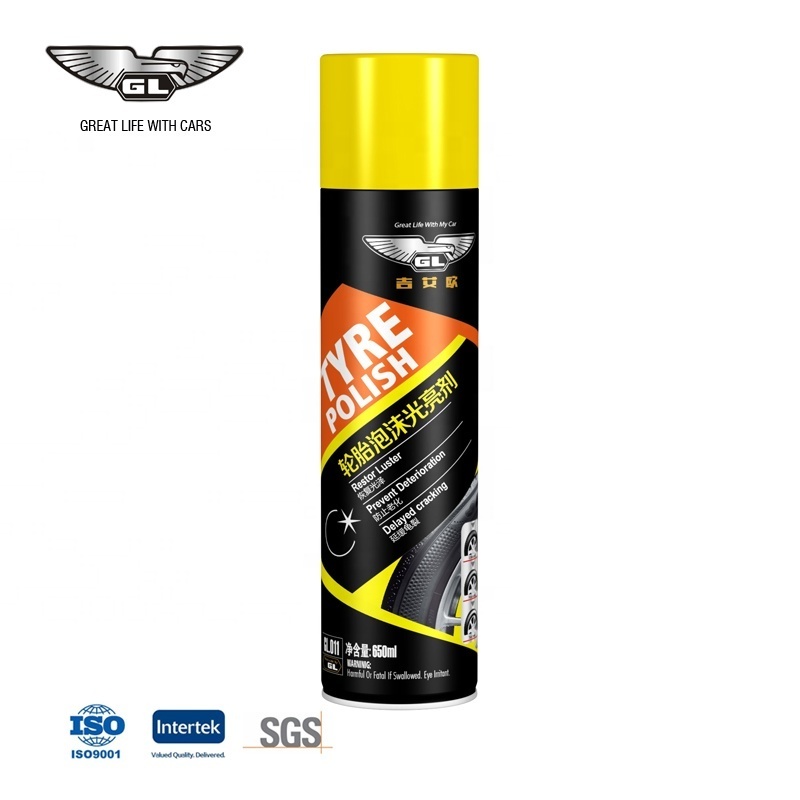 650ML Tyre Polish,Tire Foam Cleaner,Tire Shine spray