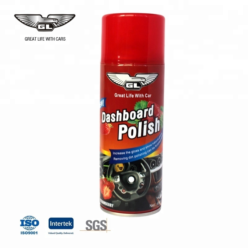 Auto &Motorcycle Dashboard Polish Wax,Leather Wax Spray 450ml