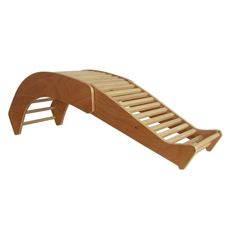 Foldable Bamboo Wood Backbender Back-Bending Bench