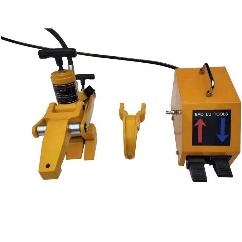 OTR bead breaker pneumatic tire changing load tyre changer tool mobile truck tyre changer