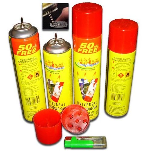 lighter butane gas 300ml 165g