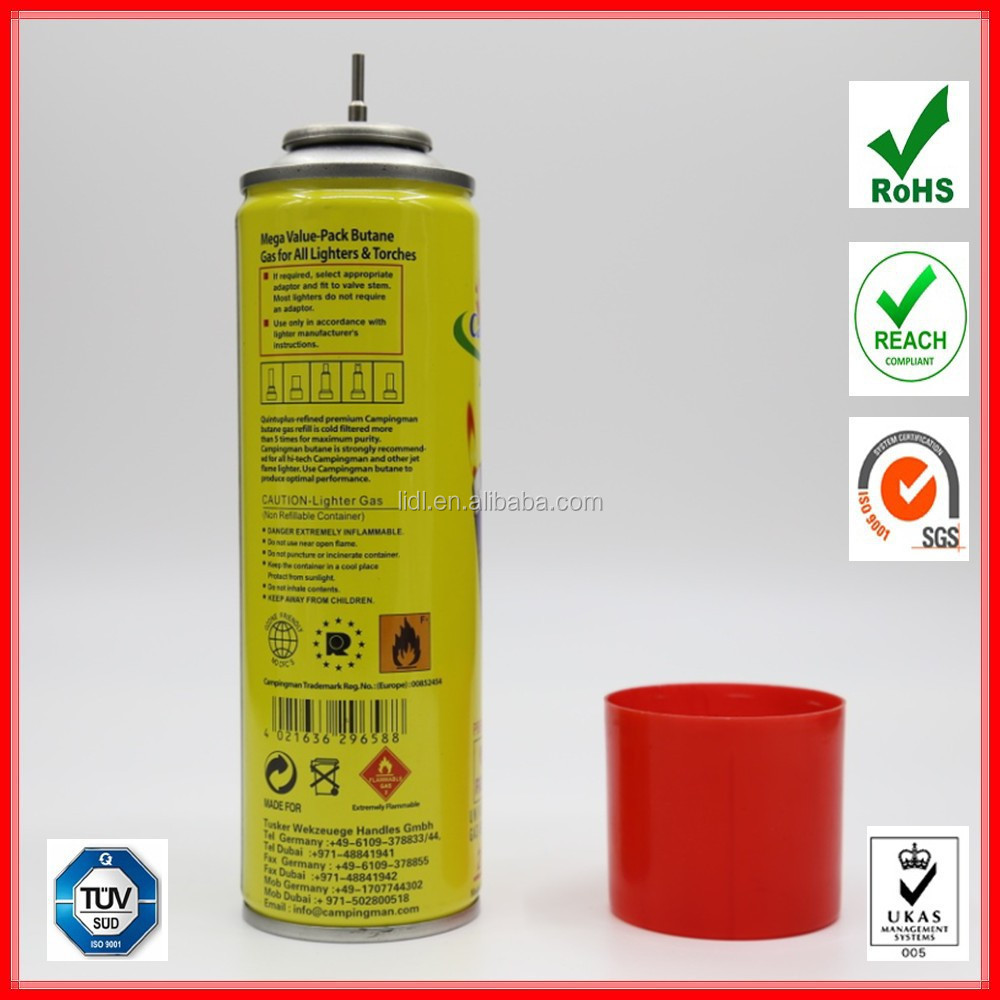 universal butane lighter gas refill 250ml