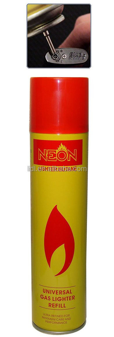 300ml-168g Ultra refined premium butane