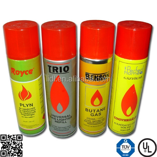 msds butane lighter gas 250ml