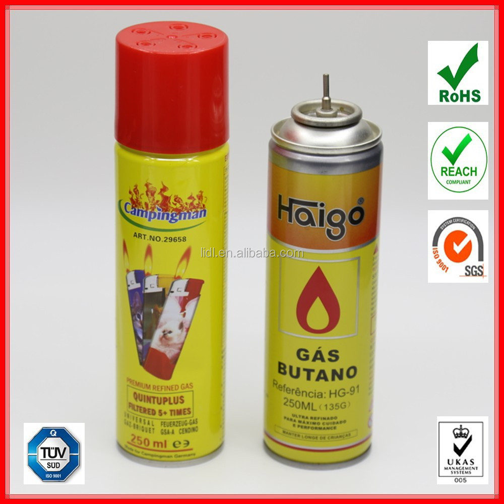 universal butane lighter gas refill 250ml