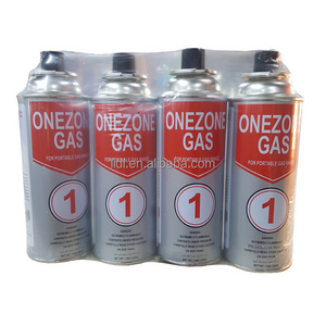 4 Cans 220g camping butane gas cartridge for gas stove