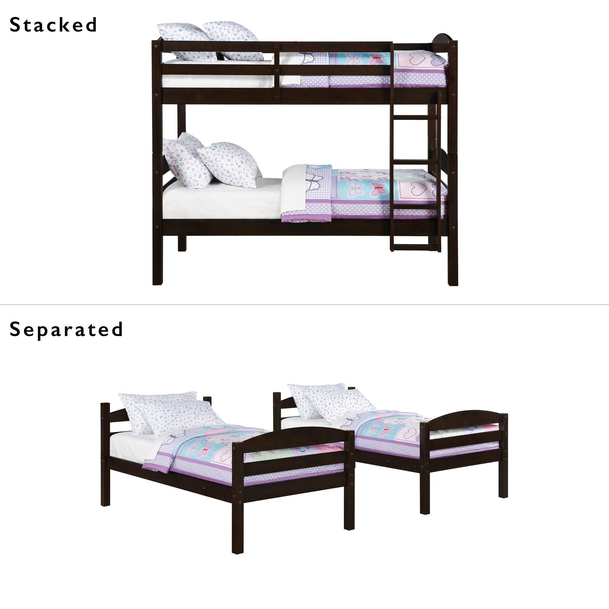 Bedroom furniture wooden children kids twin size loft murphy bunk bed House Wood Bed