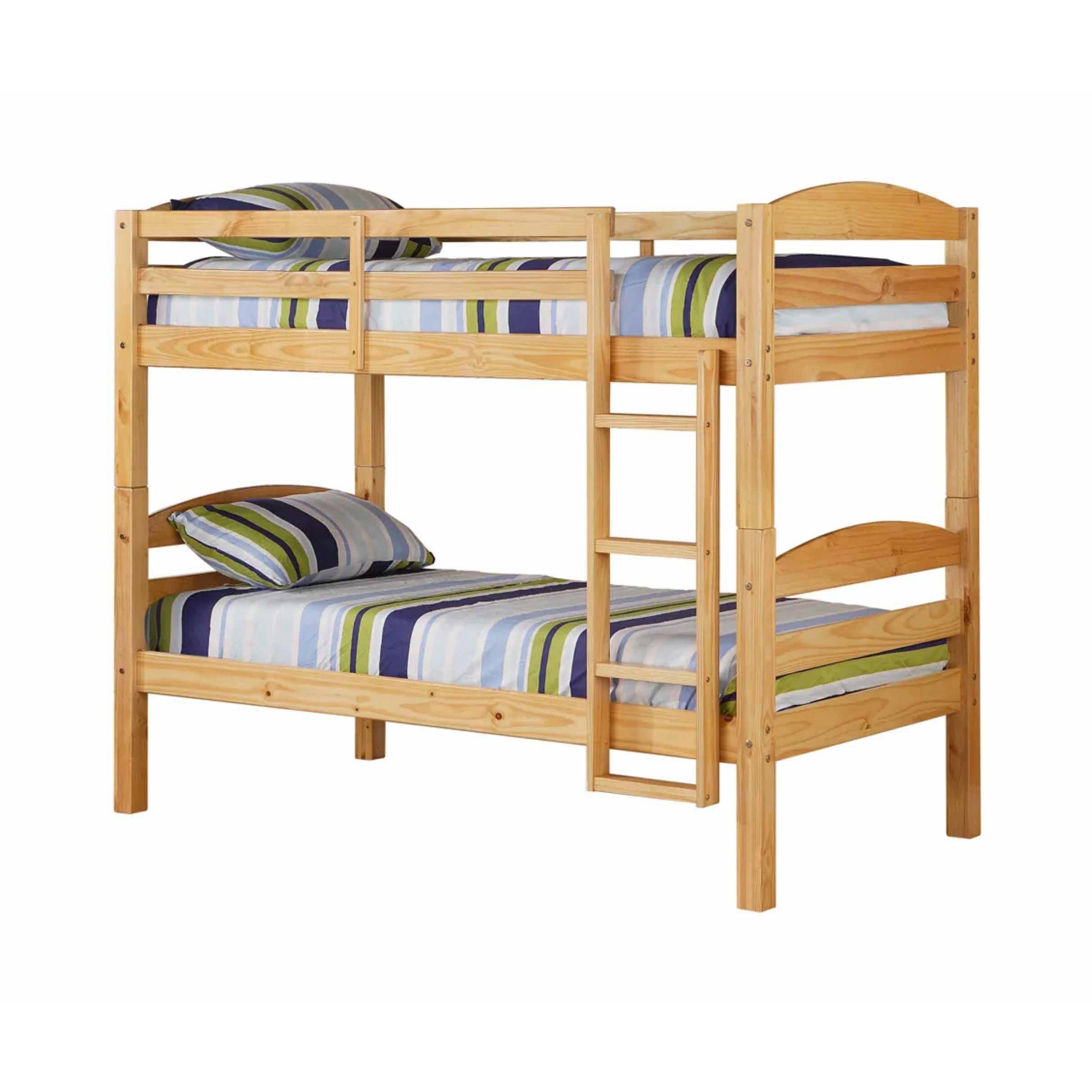 Bedroom furniture wooden children kids twin size loft murphy bunk bed House Wood Bed