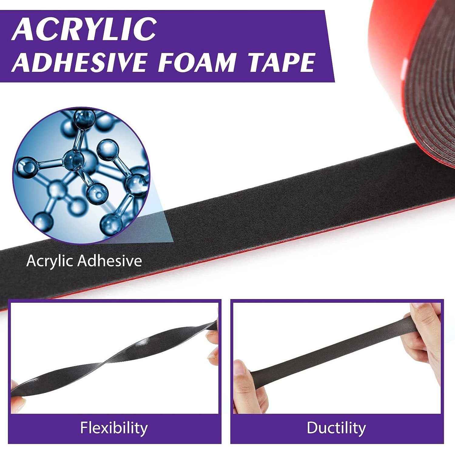 Chinese factory direct sale double side tape heavy duty mounting tape 2 side strong adhesive tape