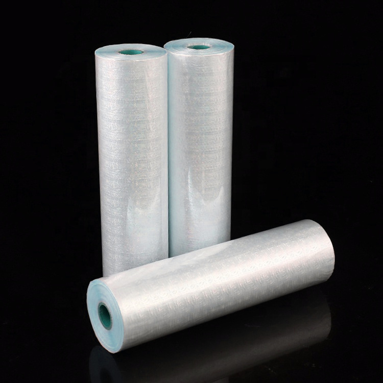 Holographic/Normal Bopp Packaging Film Jumbo Roll for Carton Sealing Sticker Box Package Clear Silicone Adhesive Lamination Film