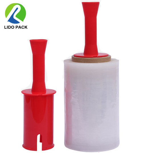 Mini Stretch Wrap with Rotating Reusable Handles for  76mm core sizes film with handle manual use