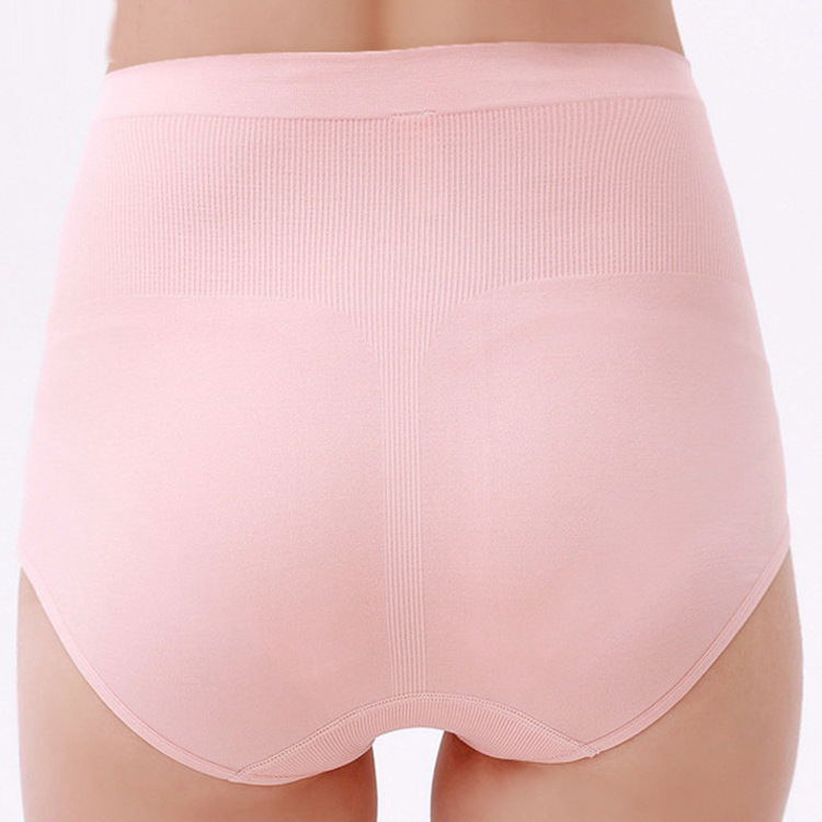 BRWX020   cotton pregnant women's high-rise panties stretch free size V-shaped women's Maternity underwear