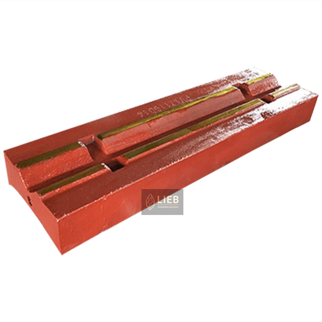 pf1315 impact crusher linear parts cast crusher blow bars casting blow bar hazemag