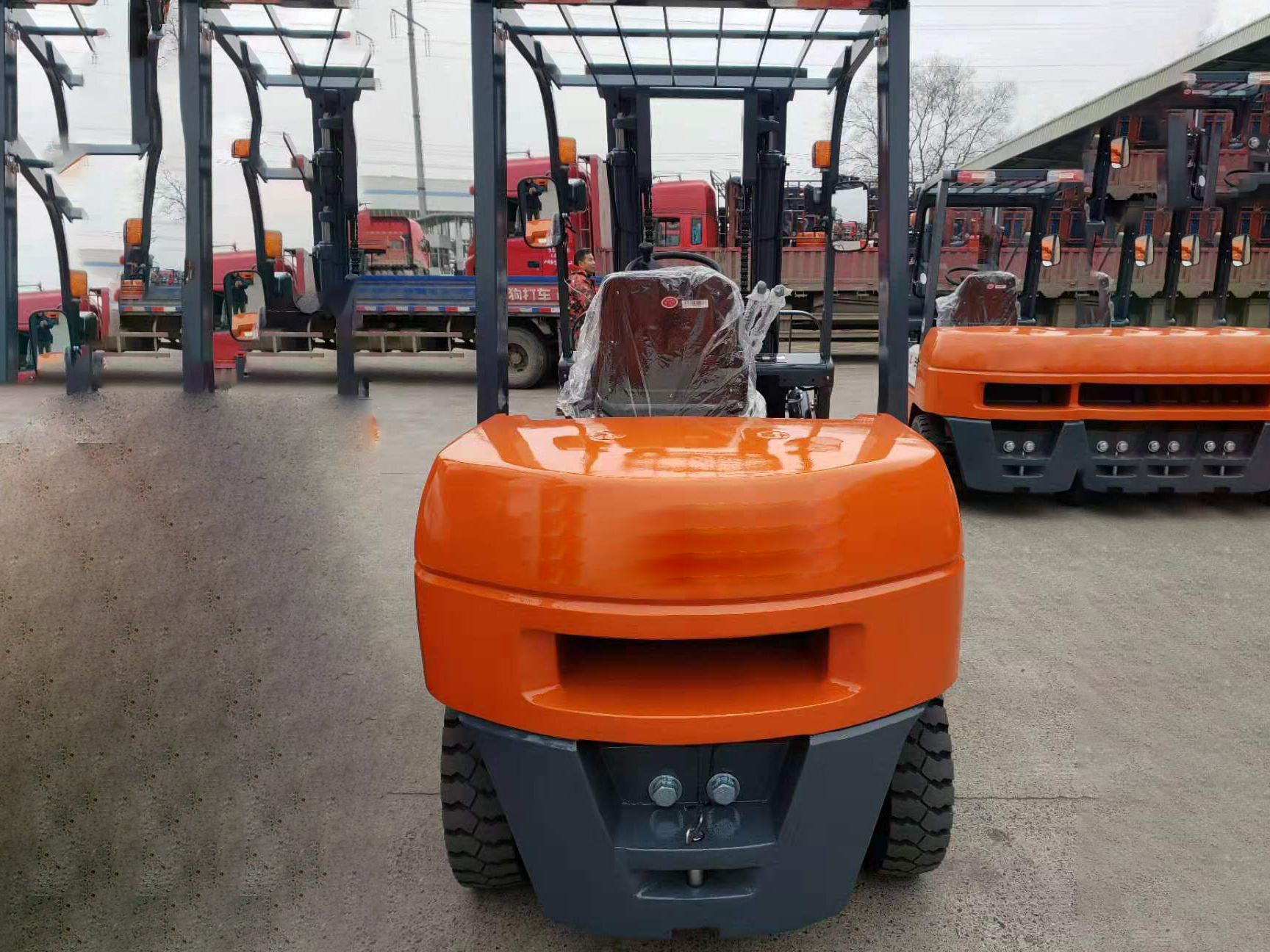 JAC 3.5 Ton Mini Diesel Forklift CPCD35H with Spare Parts for Sale