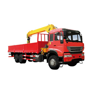 China Sino truck 10 wheel Truck SQ10ZK3Q Mounted folding Knuckle Crane price/