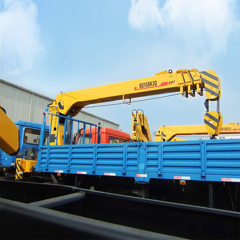 Popular Knuckle Boom 10-ton Truck Mounted Cranes SQ10ZK3Q for sale in Malaysia