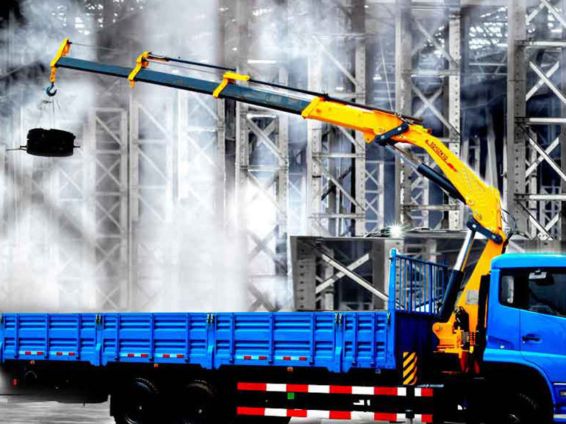 High Quality 10T Truck-Mounted Crane with Foldable Arm SQ10ZK3Q/