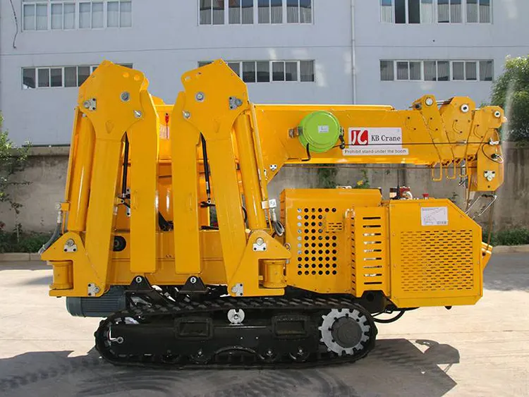 KB8.0 High Quality Crawler Lifter 8 Ton Heavy Tracked Construction Mobile Spider Crane