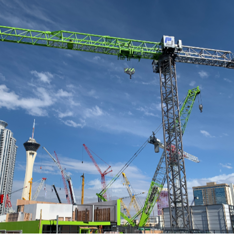 Zoomlion Flat-top Mini Tower Crane 5t Tower Crane R90-6RE with High Load Moment