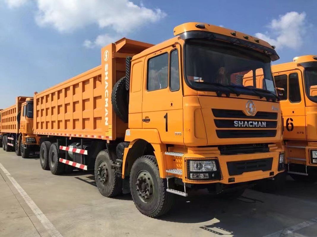 SHACMAN F3000 8x4 U Shape Truck Body Mining Dump Truck 375HP price for sale