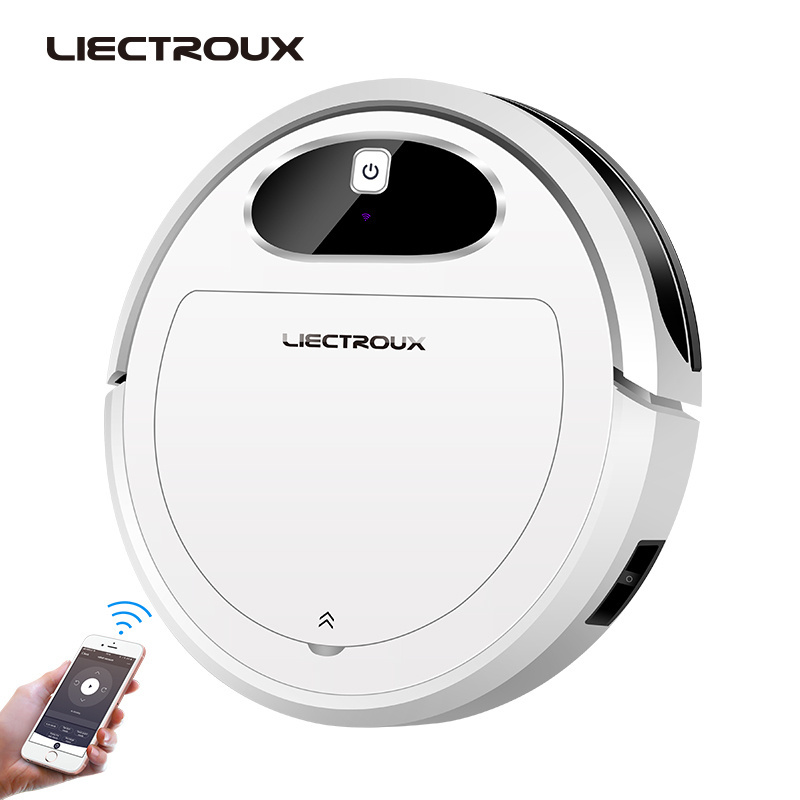 LIECTROUX 11S Oem Automatic Charging Carpet Cleaning Machine Vacuum Cleaner For Home Automatic Sweeping Dust Mobile App Wifi