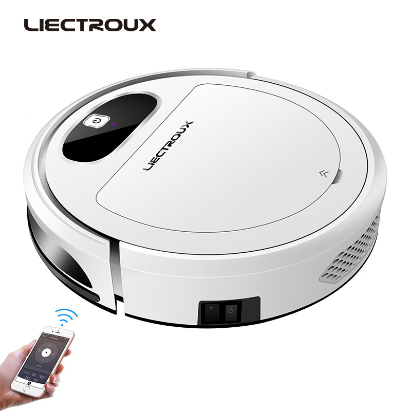 LIECTROUX 11S Oem Automatic Charging Carpet Cleaning Machine Vacuum Cleaner For Home Automatic Sweeping Dust Mobile App Wifi