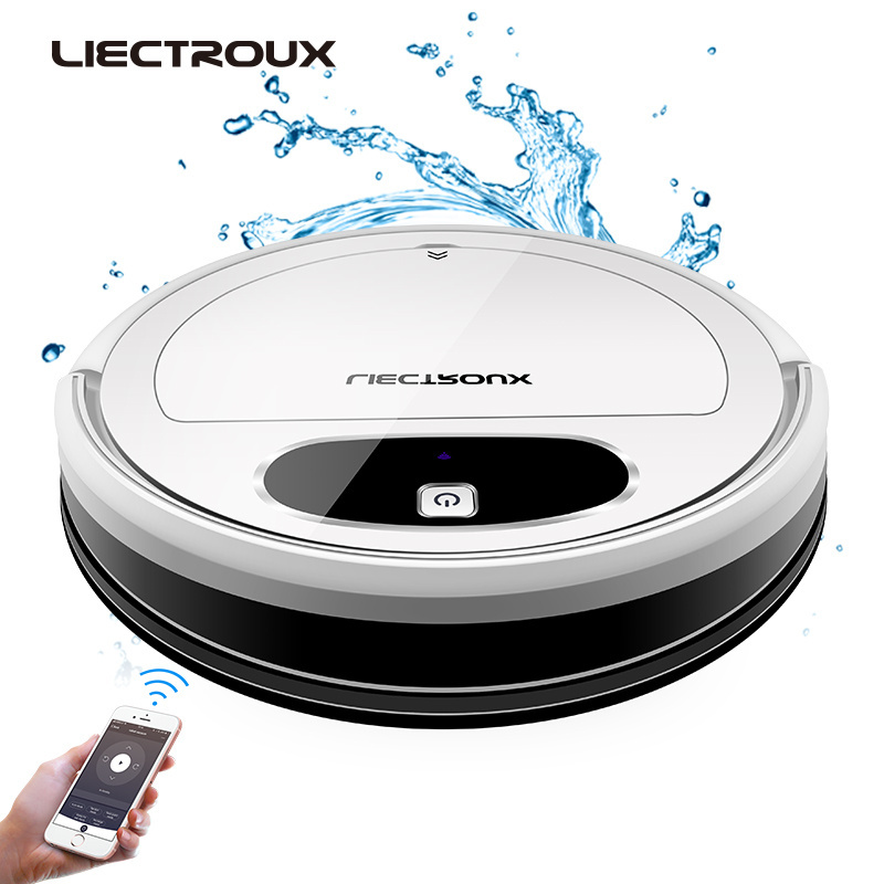 LIECTROUX 11S Oem Automatic Charging Carpet Cleaning Machine Vacuum Cleaner For Home Automatic Sweeping Dust Mobile App Wifi