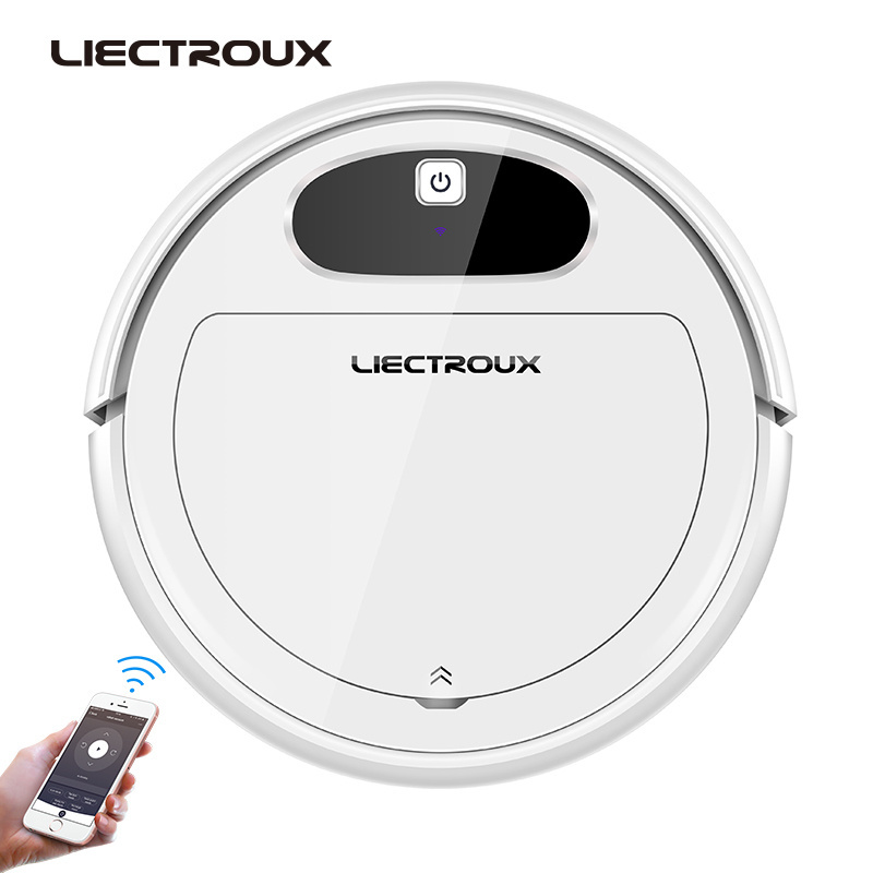 LIECTROUX 11S Oem Automatic Charging Carpet Cleaning Machine Vacuum Cleaner For Home Automatic Sweeping Dust Mobile App Wifi